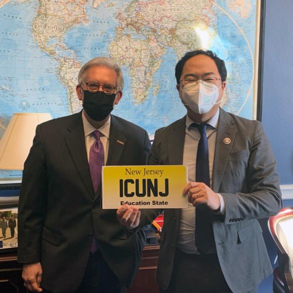 President Dell'Omo and U.S. Rep Kim