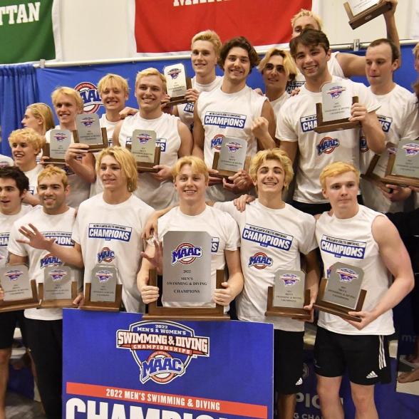 MAAC swim and dive champions 2022