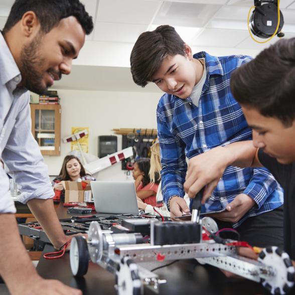 STEM teacher in the classroom