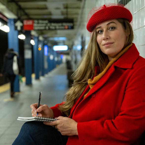 Sarah Nisbett '09 is the creator of Drawn on the Way