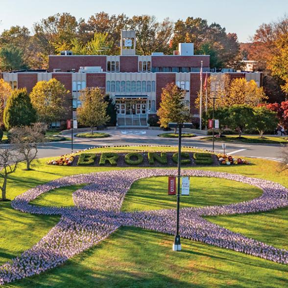 Rider campus mall flag display