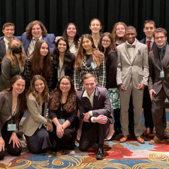 Rider's 2022 Model UN team