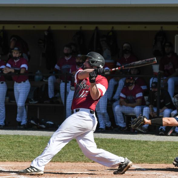 Men's baseball player
