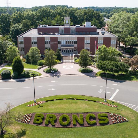 Aerial of library