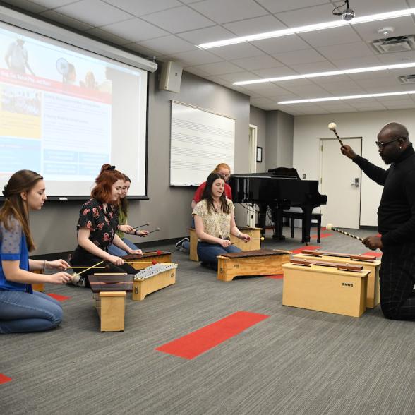 Music education classroom
