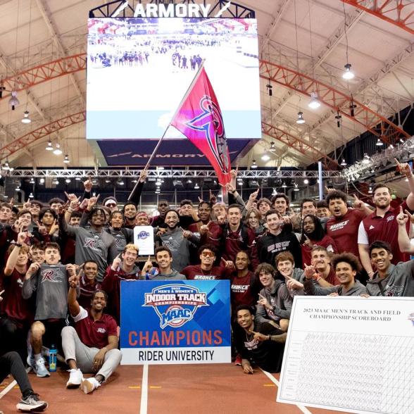 Men's track and field 2023 MAAC indoor champs