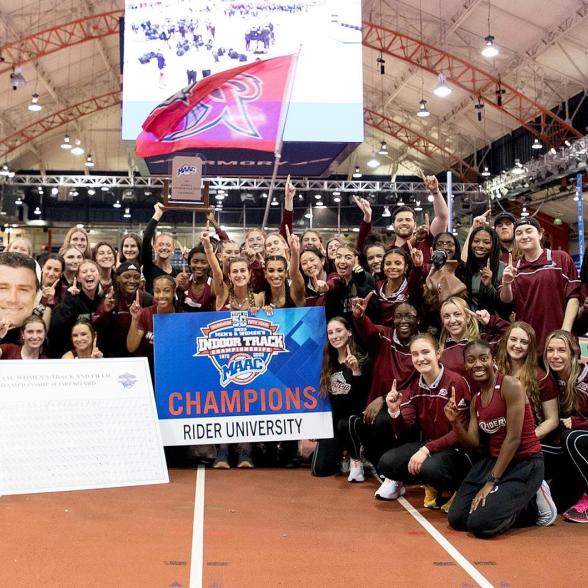 Women's track and field 2023 indoor MAAC Champs