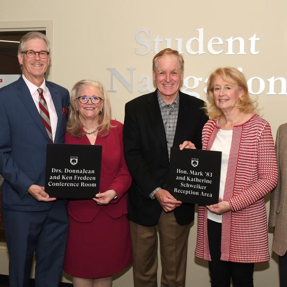 Student Navigation Office dedication