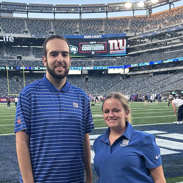 Joseph Ayoub and Catie VanBogelen