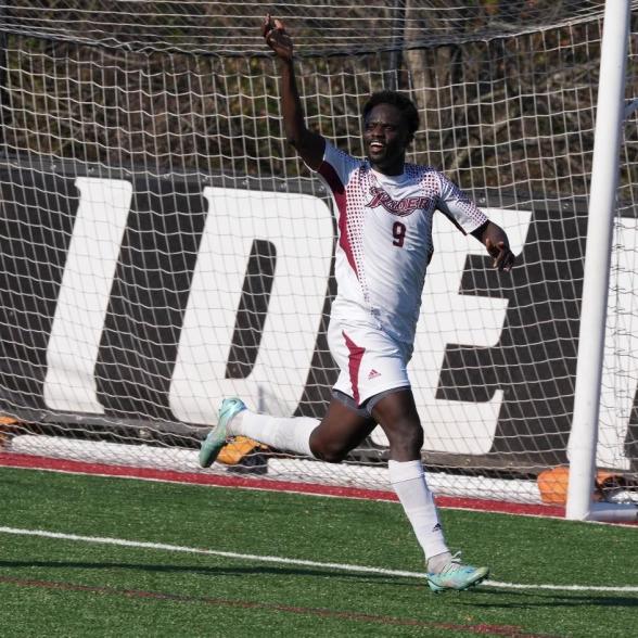 Babacar Diene on the field during a 2023 soccer match