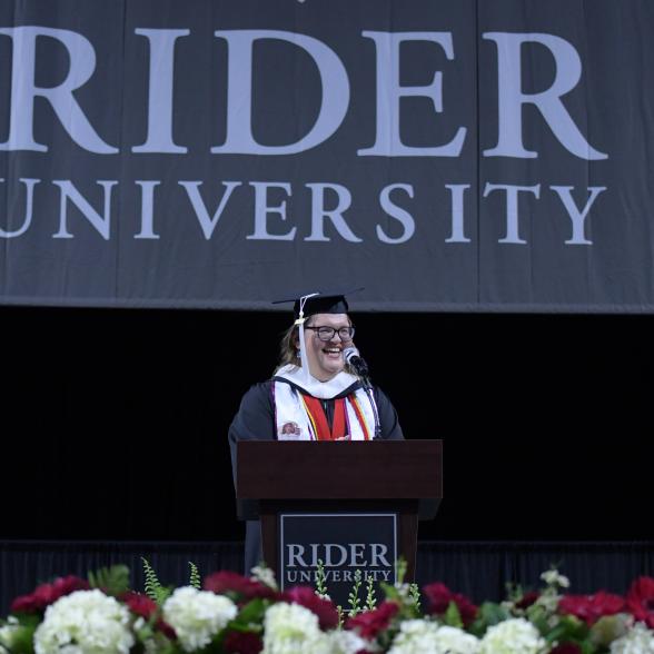 Rider University Commencement speaker