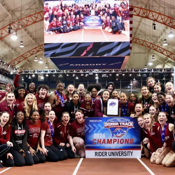 Women's MAAC track and field photo 2024