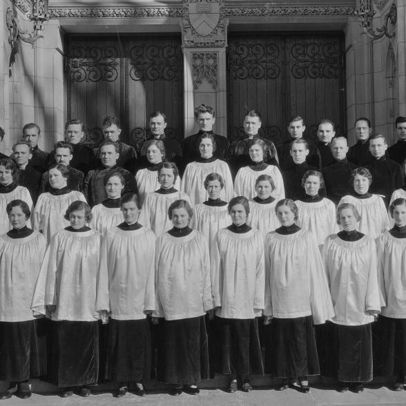 historical photo of westminster choir college