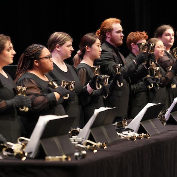 Bell choir performance