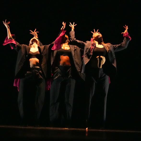 Rider Dance students performing on stage