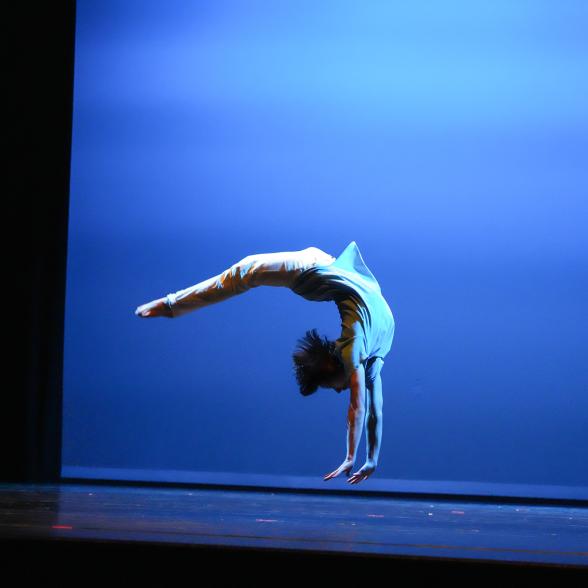 Rider Dance students performing on stage