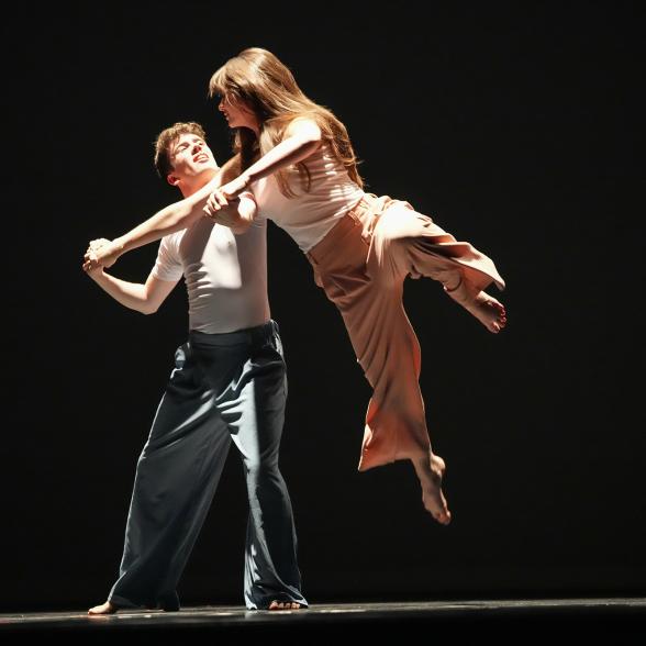 Rider Dance students performing on stage