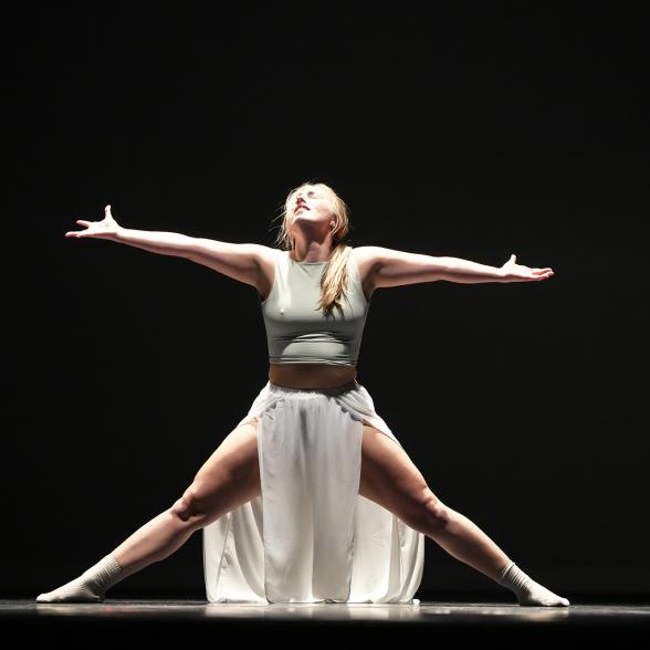 Rider Dance students performing on stage