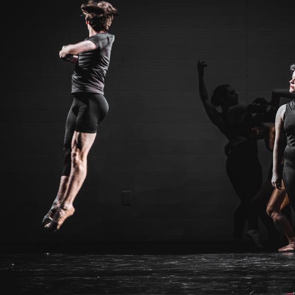Rider Dance students performing on stage