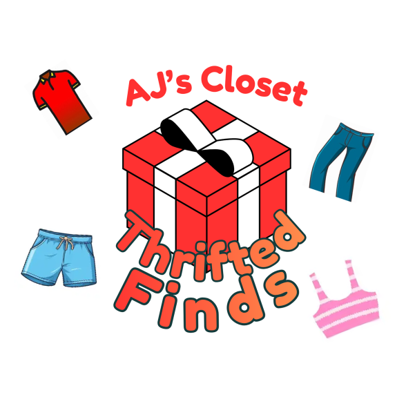 Business in action logo: AJ's Closet Thrifted Finds