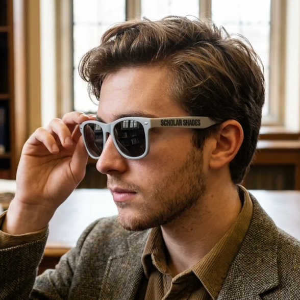 Business in Action Logo: Scholar Shades