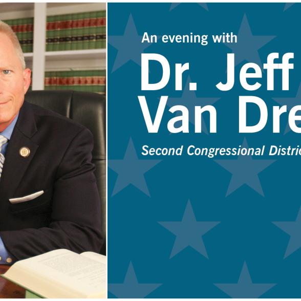 An Evening with Dr. Jeff Van Drew advertisement
