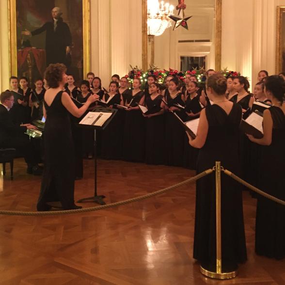 Trish Joyce conducts the New Jersey Youth Chorus at the Whit