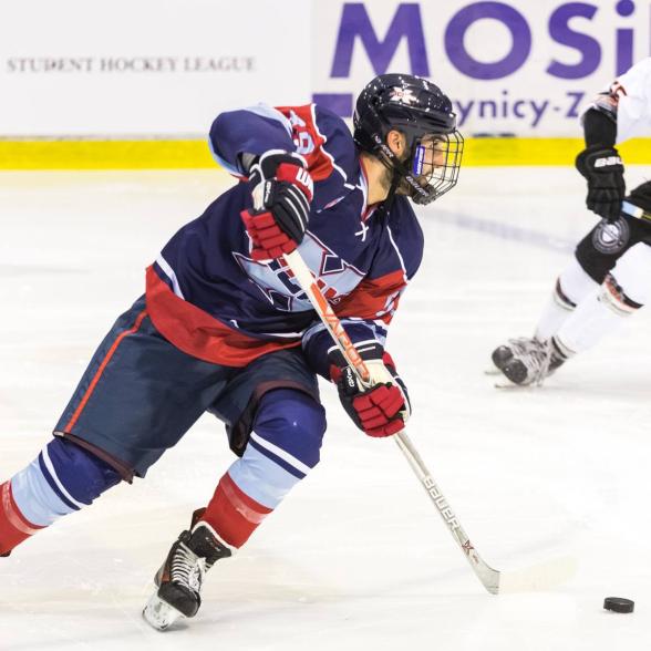 Rider senior represents U.S. in World Cup of College Hockey