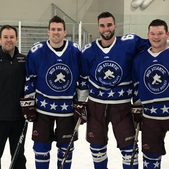 Rider club ice hockey coach named to national Division II Se