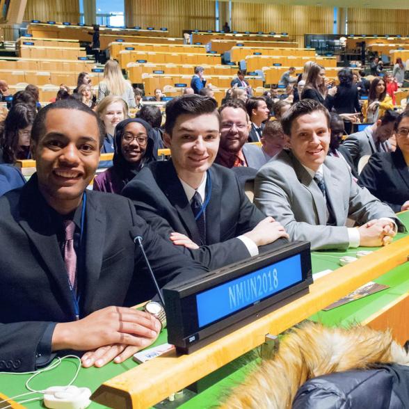 Rider University’s Model United Nations (UN) team received t
