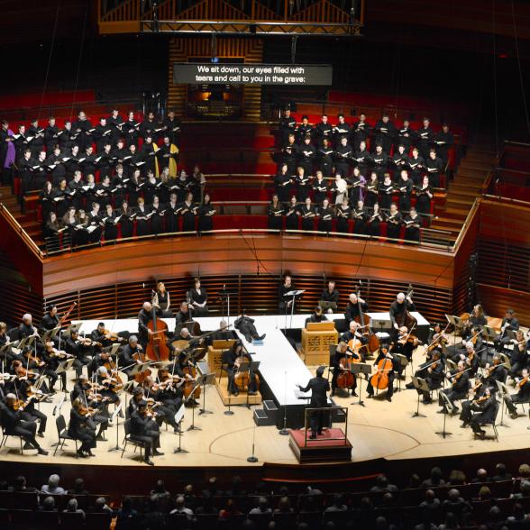 Westminster Symphonic Choir performs St. Matthew Passion wit