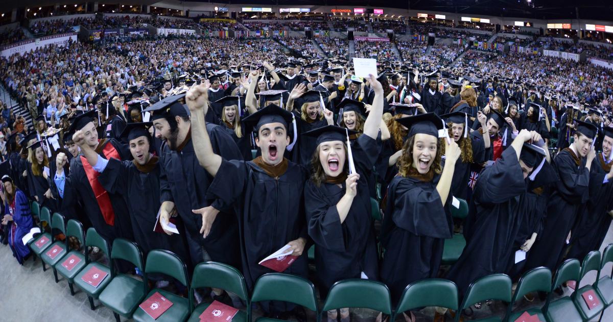 Commencement Ceremony caps undergraduate career of nearly 900 Rider
