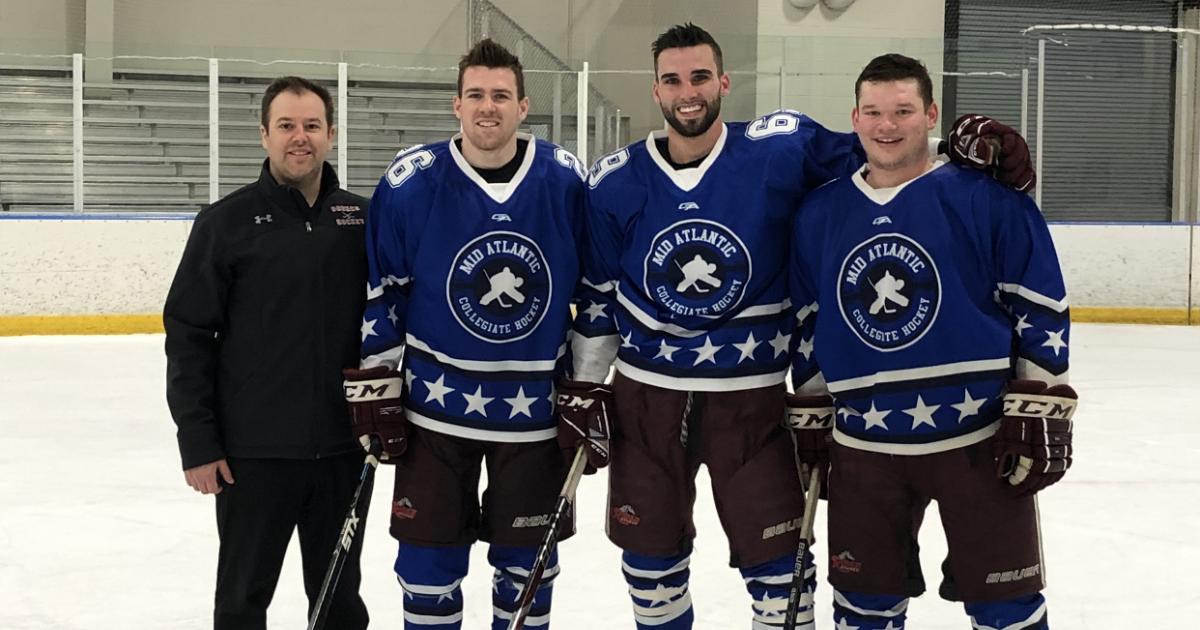 Rider club ice hockey coach named to national Division II Select Team