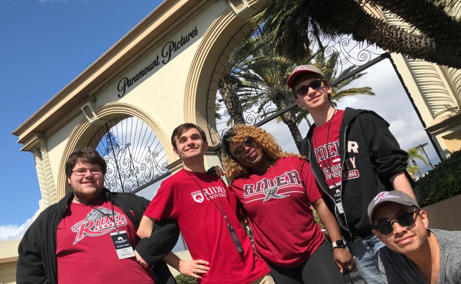 Rider Film & Television Students at Paramount Pictures