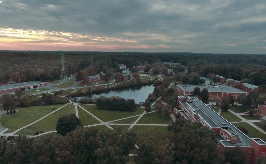 Aerial picture of Rider Campus
