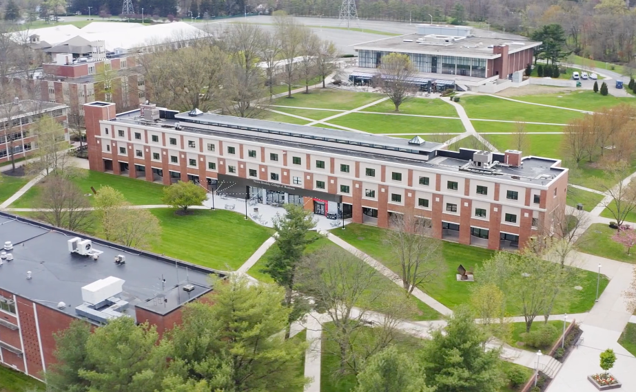 Aerial view of Norm Brodsky College of Business