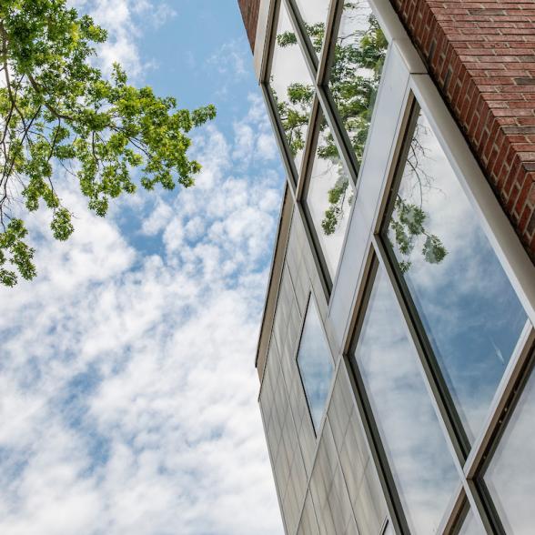 Abstract shot of a building