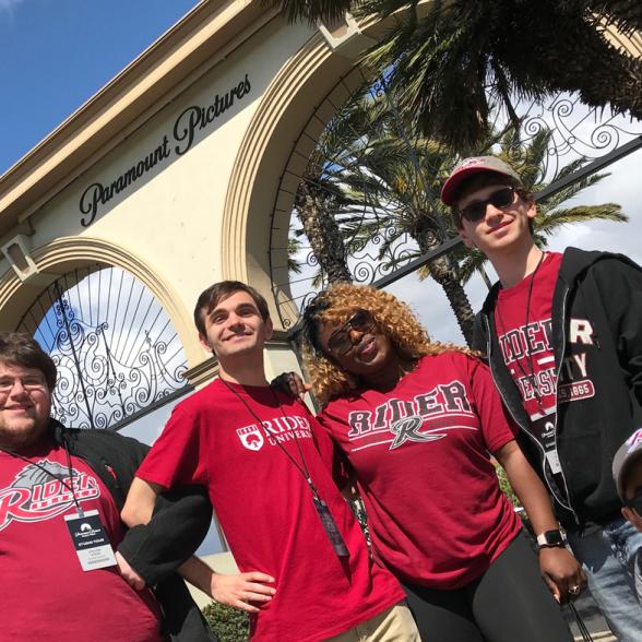 Rider Film & Television Students at Paramount Pictures