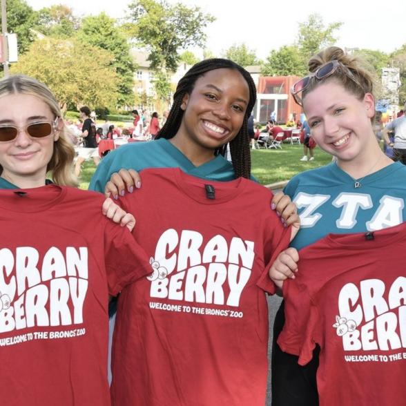 ZTA Girls at Cranberry fest