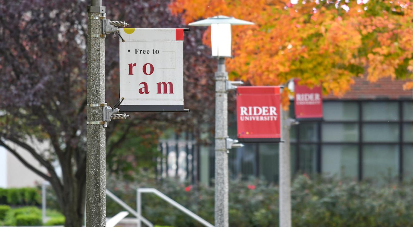 Lightposts on Ride campus