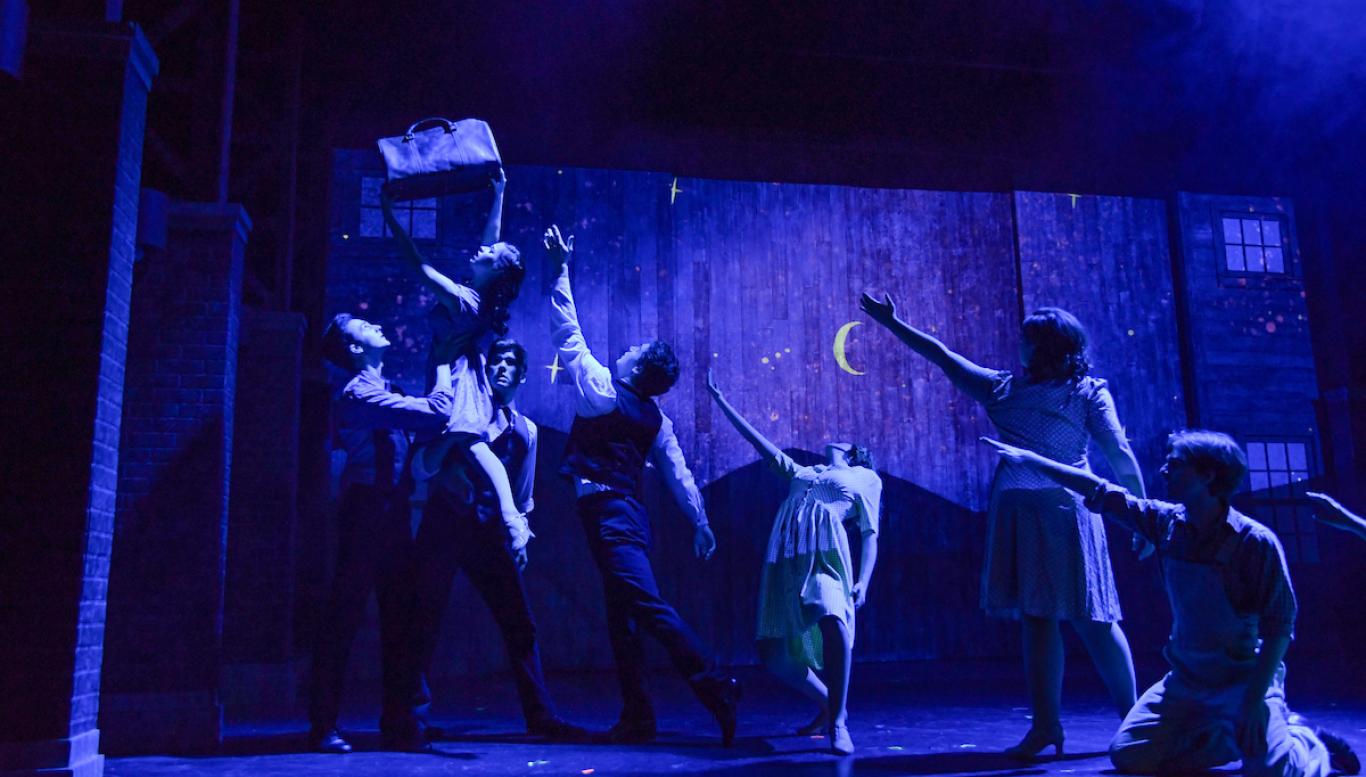 Students perform in Bright Star the musical
