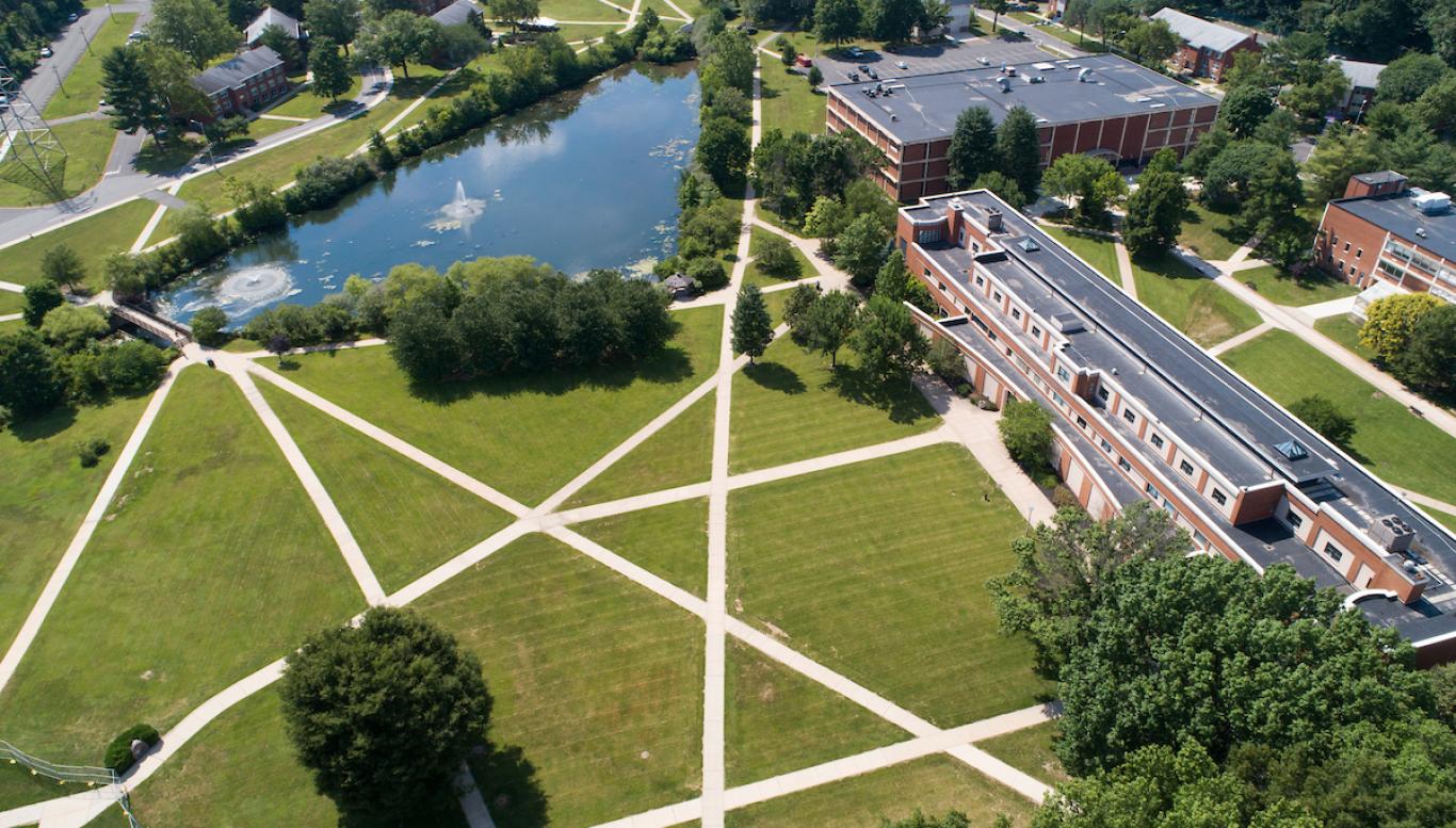 Rider campus aerial