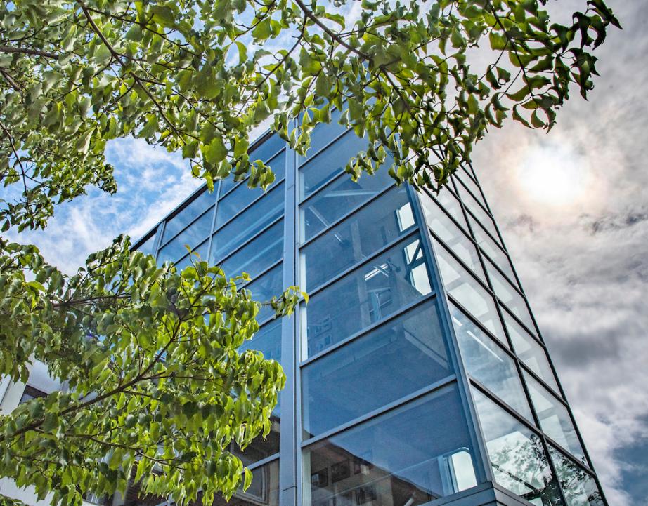 Exterior shot of the Science and Technology Center