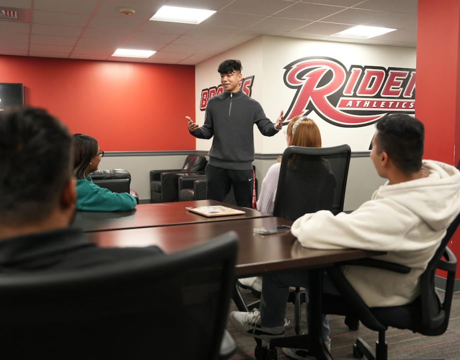 International students engage in leadership activity