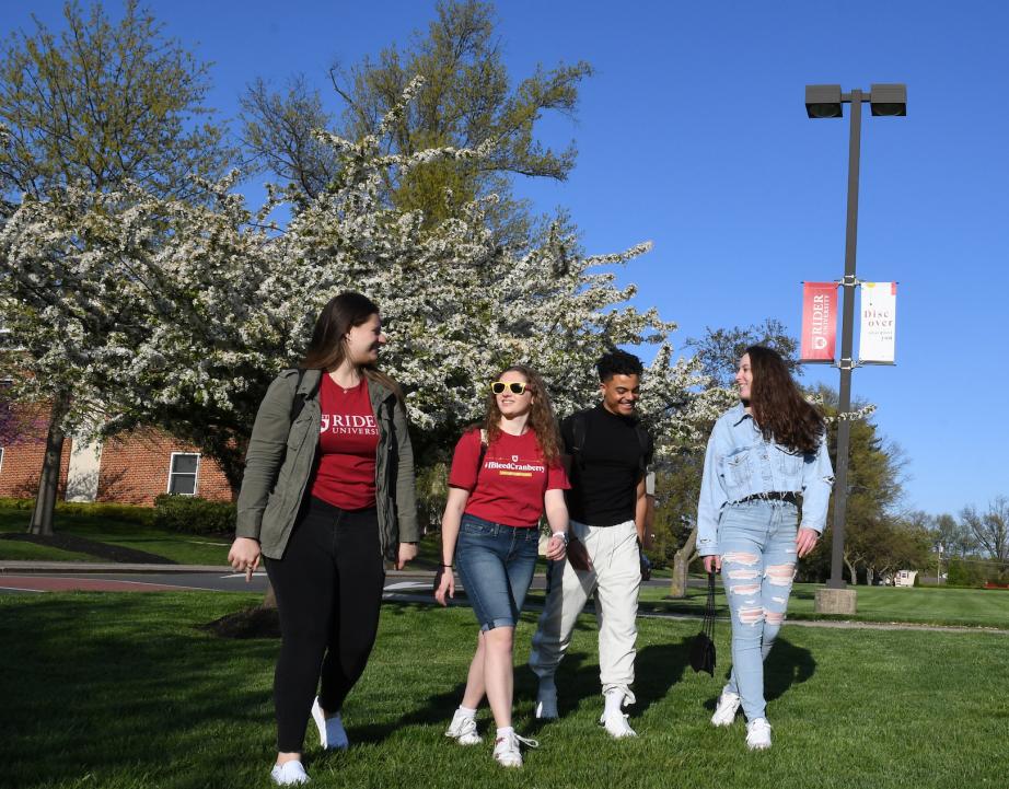 Rider campus in summer