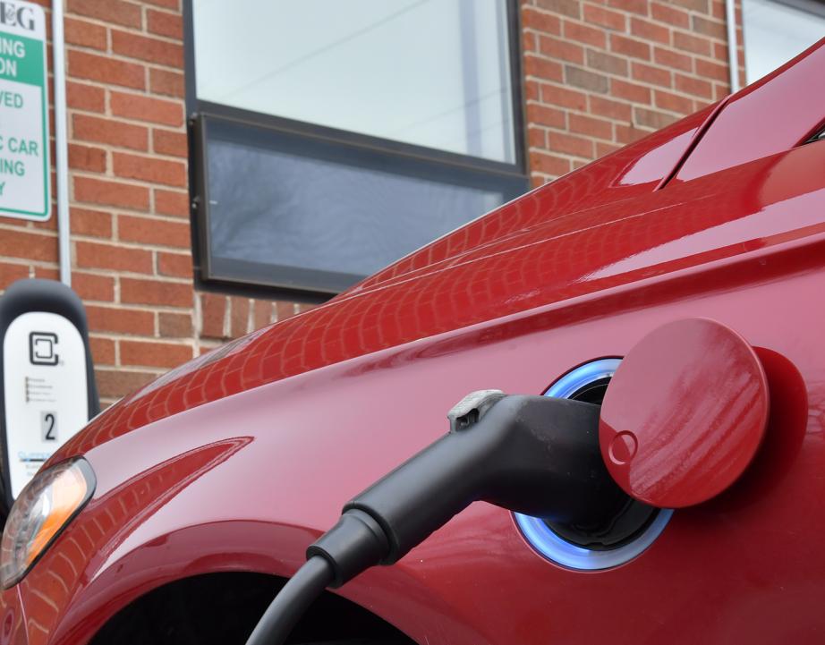 Rider's electric vehicle charging station