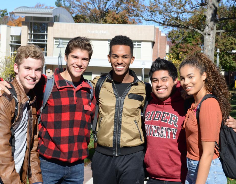 Students on campus