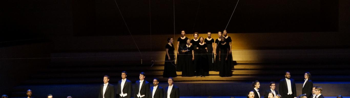 Westminster Choir performing at the World Symposium on Chora