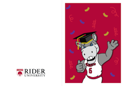 Illustration of AJ the Bronc wearing graduation cap