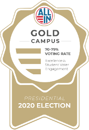 ALL IN Gold Campus: Excellence in Student Voter Engagement